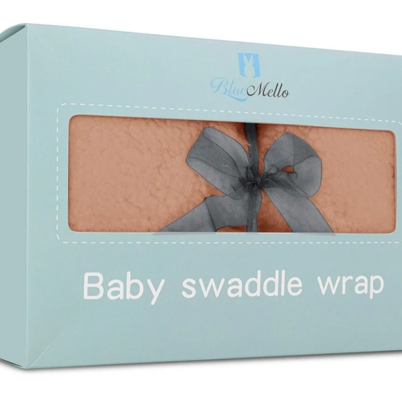 Blue Mello Baby Swaddle Wrap Brown NIB - Picture 6 of 11